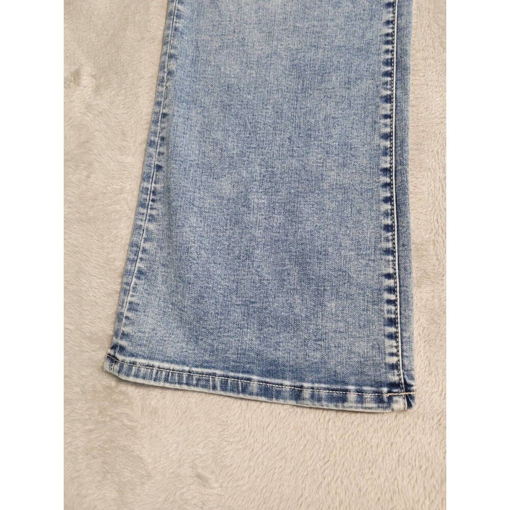 NWT Tommy Bahama Womens Jeans Size 16 Indigo Palms Mid-Rise Mini Bootcut Blue - Picture 9 of 16
